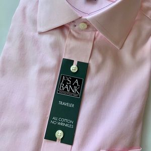 NWT Jos. A. Bank Traveler Dress Shirt - Sz 16.5-33